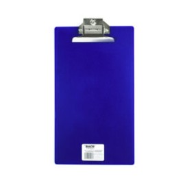 Tabla agarrapapel de plástico tamaño oficio v/colores