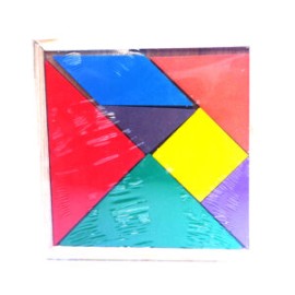 Tangram de madera mediano