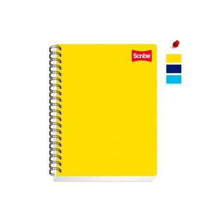 Cuaderno profesional c/200 hojas, doble espiral Scribe Clásico