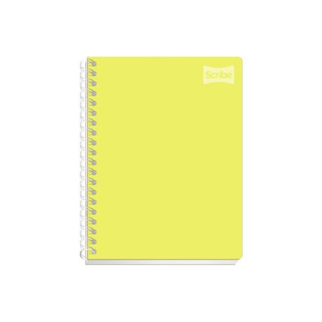 Cuaderno profesional Polycover 100 hojas, doble espiral.