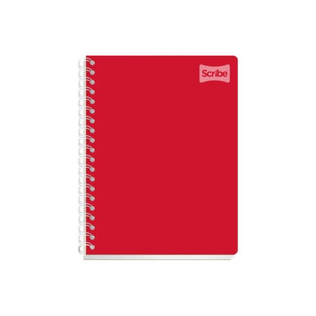 Cuaderno profesional Polycover, Raya 150 hojas, doble espiral con separador.