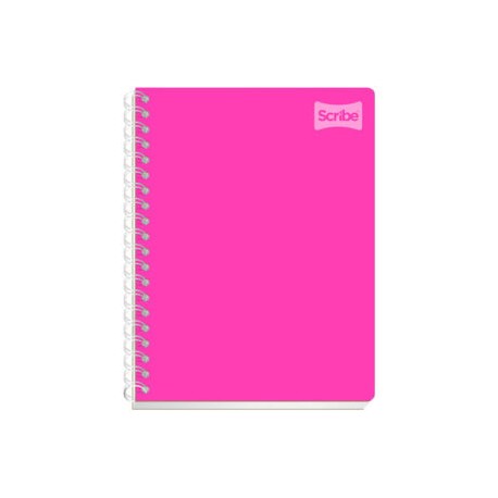 Cuaderno profesional Polycover, Raya 200 hojas, doble espiral con separador.