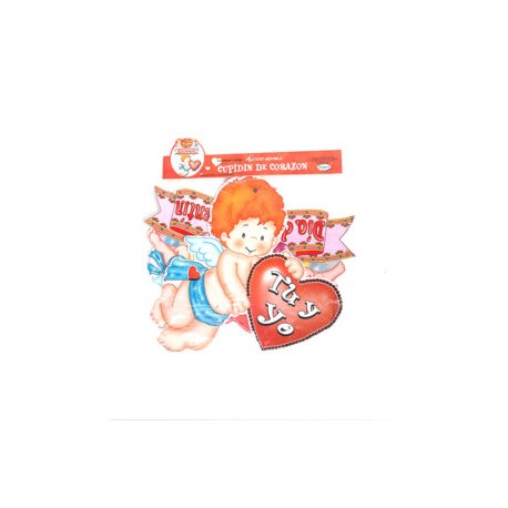 Póster movible Cupidin de corazón