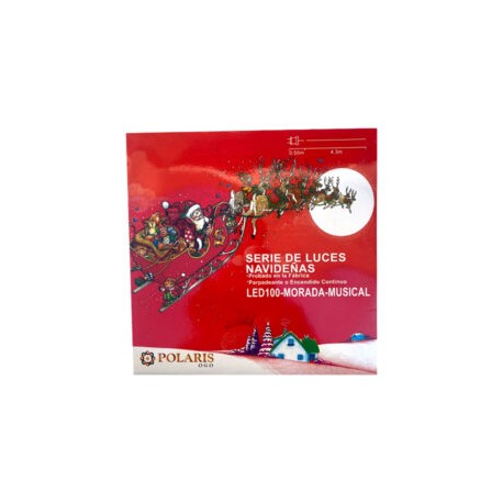 Serie de luces navideñas 100 focos LED