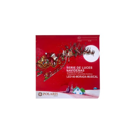 Serie de luces navideñas 140 focos LED