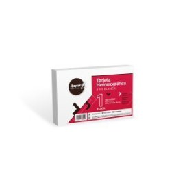 Tarjeta de trabajo Blanca 4×6 c/100 pzas