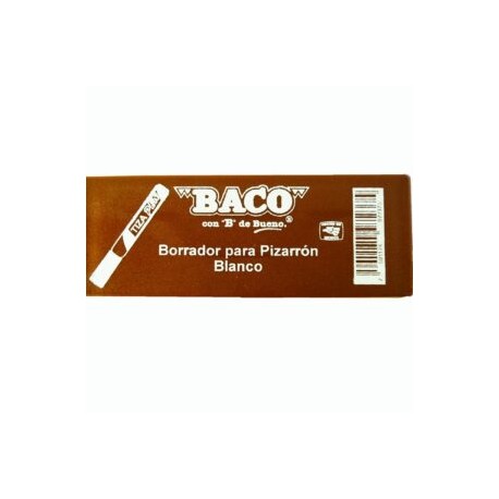 Borrador de plástico para pizarron blanco v/colores