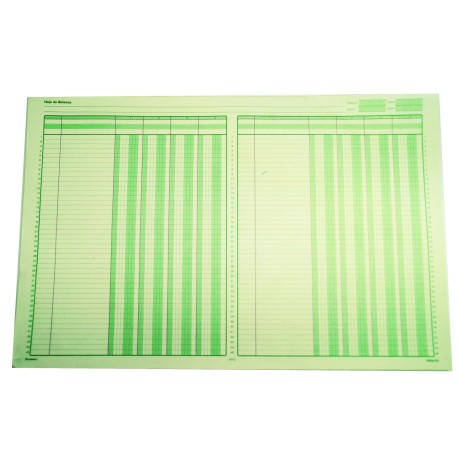 Block hoja de balance Seguridad c/ 50 hojas