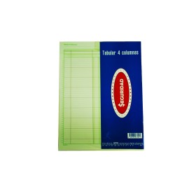 Block tabular Seguridad 4 columnas c/ 50 hojas 3404