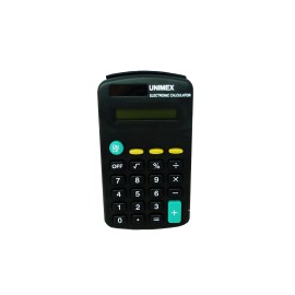 Calculadora escolar unimex 8 dígitos
