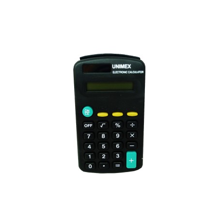 Calculadora escolar unimex 8 dígitos