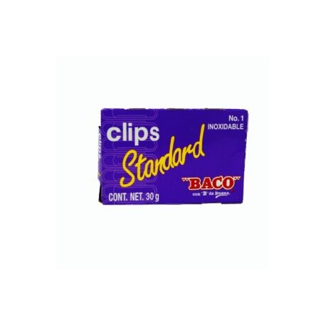 Clip standard no. 1 c/100 piezas