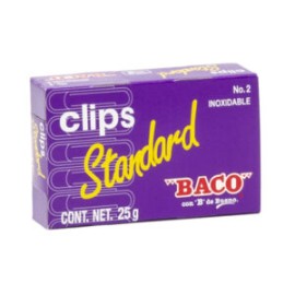 Clip standard no. 2 c/100 piezas