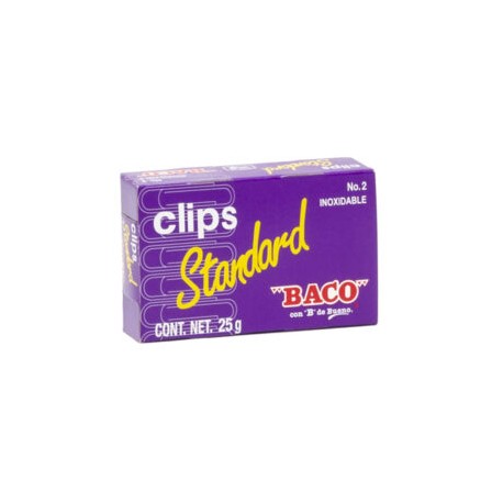 Clip standard no. 2 c/100 piezas