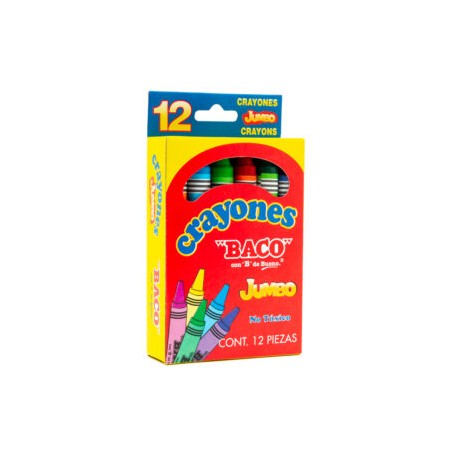 Crayon jumbo redondo c/12 pzas
