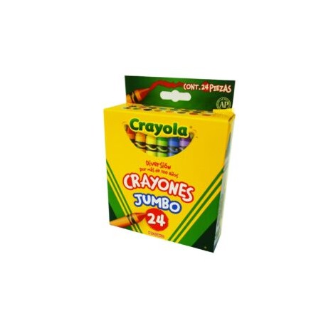 Crayon jumbo redondos c/ 24 piezas