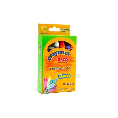 Crayon jumbo triangular c/12 piezas