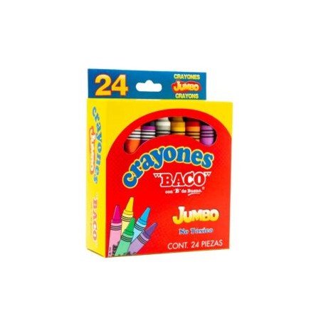 Crayon jumbo triangular c/24 piezas
