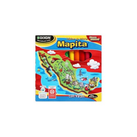 Colores Mapita cortos c/12 pzas