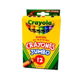 Crayones jumbo redondos c/ 12 piezas