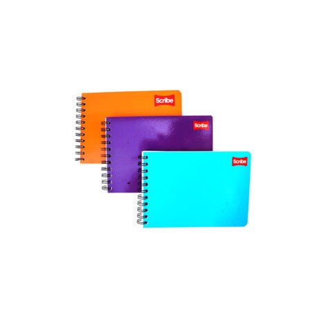 Cuaderno forma italiana doble espiral c/100 hojas