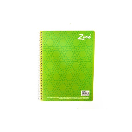 Cuaderno profesional Zinc Scribe c/100 hojas MAYOREO 36 pzas