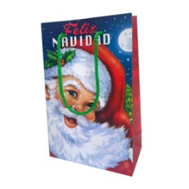 Bolsa p/regalo chica, modelos navideños