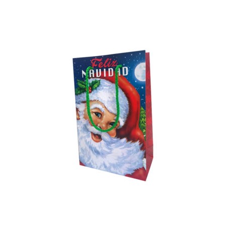 Bolsa p/regalo chica, modelos navideños