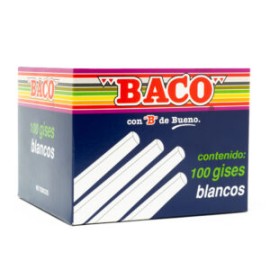 Gises blancos c/ 100 piezas