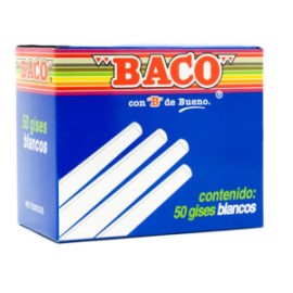 Gises blancos c/ 50 piezas
