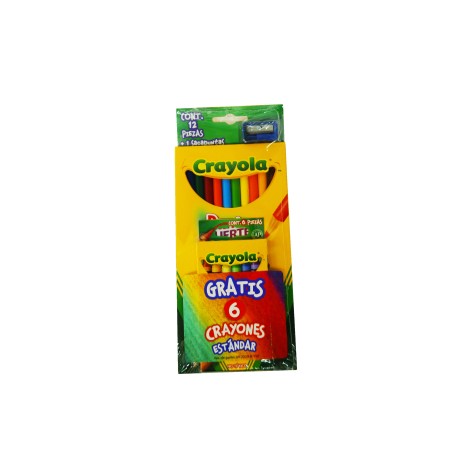 Lápices de colores redondos Crayola c/ 12 piezas