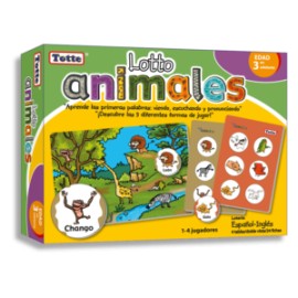 Lotería didáctica Lotto Animales