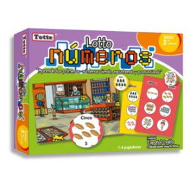 Lotería didáctica Lotto Números