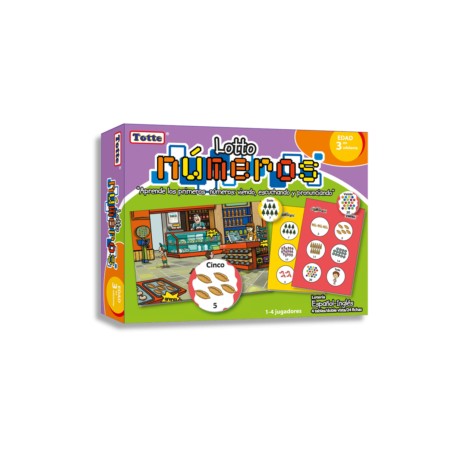Lotería didáctica Lotto Números
