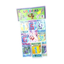Lotería didáctica Números en ingles