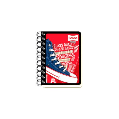 Libreta pocket doble espiral c/80 hjs Street