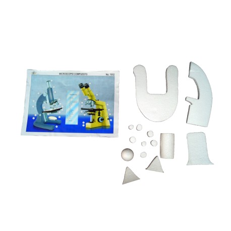 Maqueta de unicel Microscopio