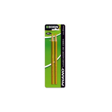 Marcador de cera amarillo 2 pzas Phano