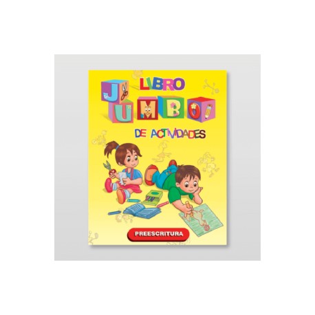 Libro jumbo de actividades Preescritura