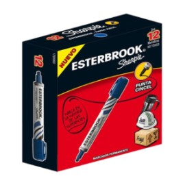 Marcador permanente Esterbrook c/ 12 piezas