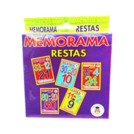 Memorama didáctico Restas